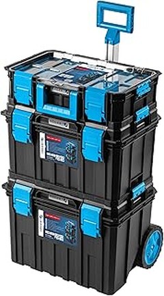 Cómo transportar cajas de herramientas apilables de manera segura