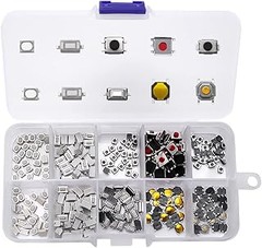 Precios de interruptores y pulsadores básicos para proyectos DIY