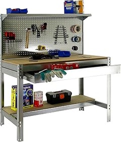 Guía de precios de mesas de trabajo con superficie metálica