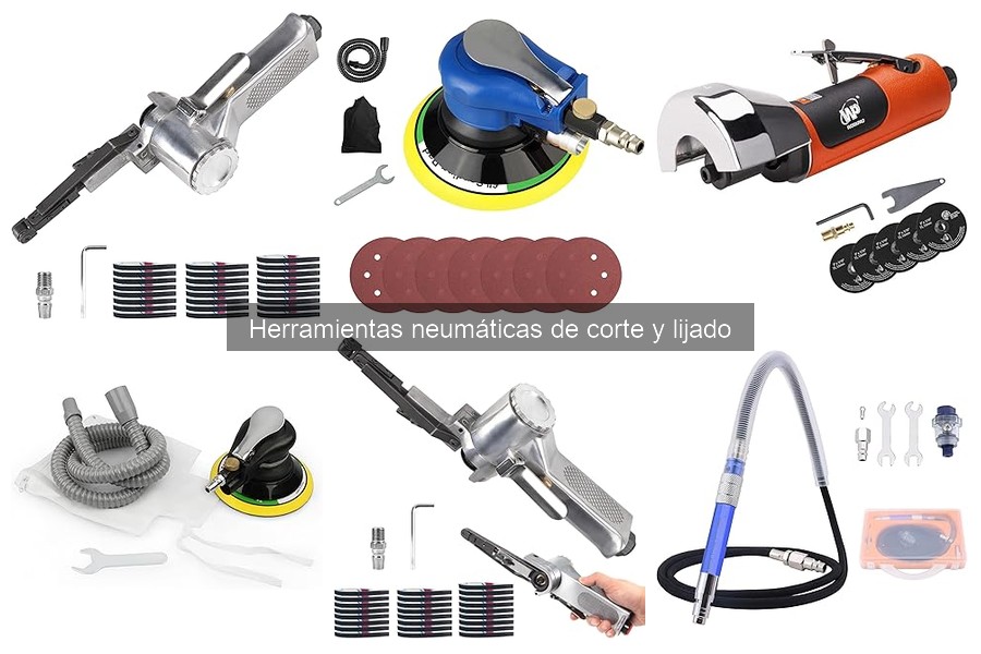 Accesorios esenciales para herramientas neumáticas de corte y lijado