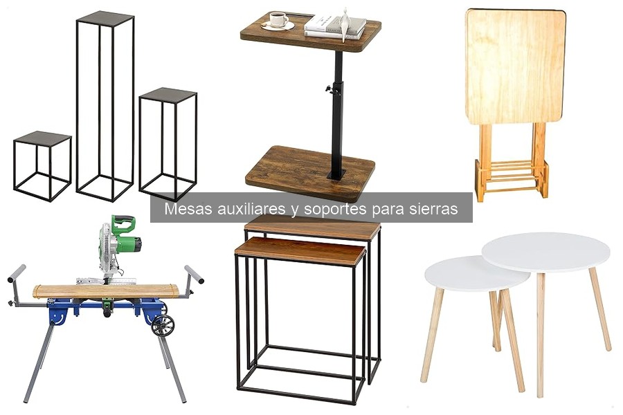Accesorios Esenciales para Mesas Auxiliares de Sierras