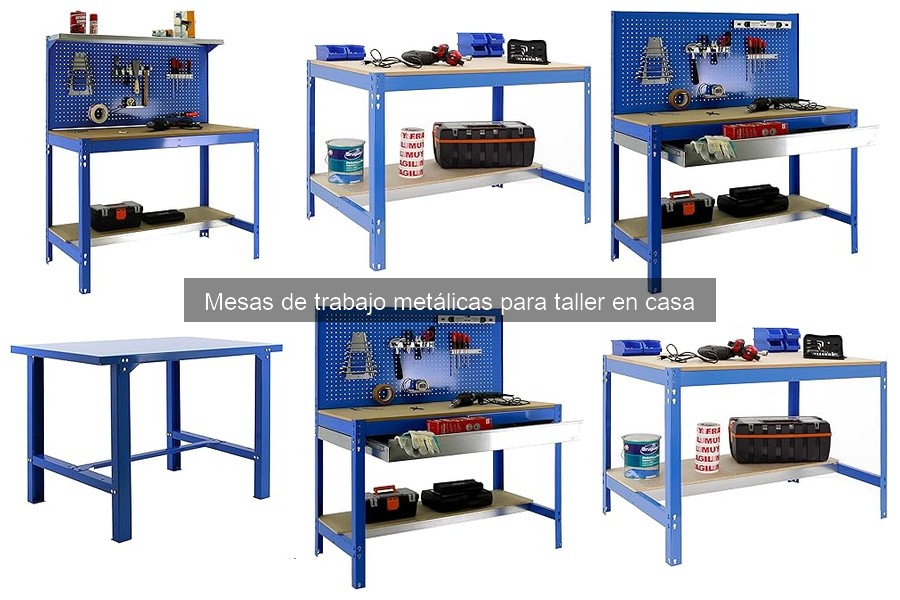 Accesorios esenciales para mesas de trabajo metálicas