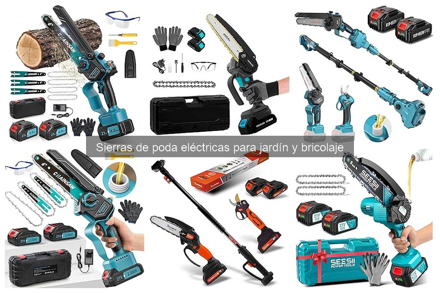 Accesorios esenciales para sierras de poda eléctricas