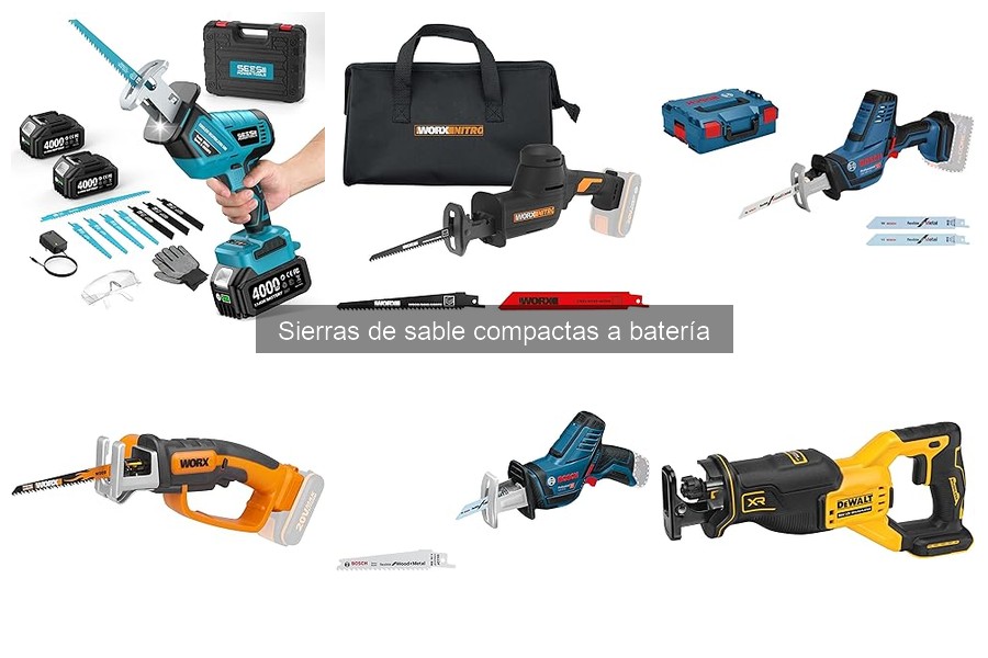 Accesorios esenciales para sierras de sable a batería