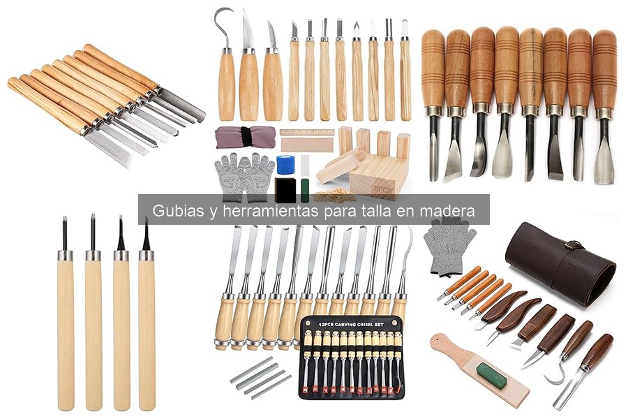 Accesorios Esenciales para Usar con Gubias y Talla en Madera