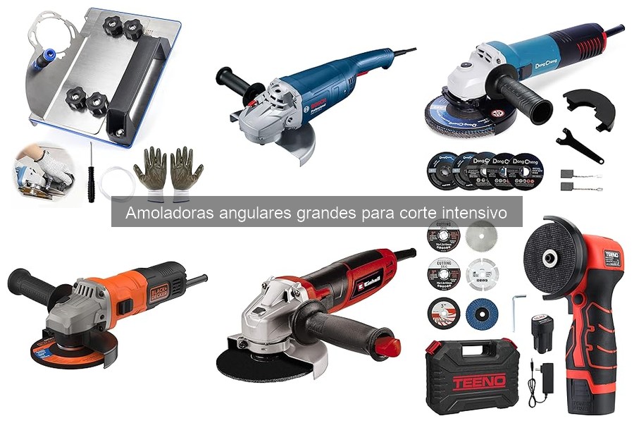Accesorios imprescindibles para amoladoras angulares grandes