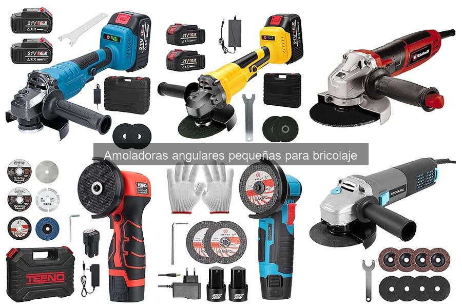 Accesorios imprescindibles para amoladoras angulares pequeñas