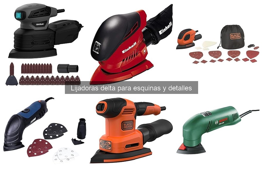 Accesorios imprescindibles para lijadoras delta en casa
