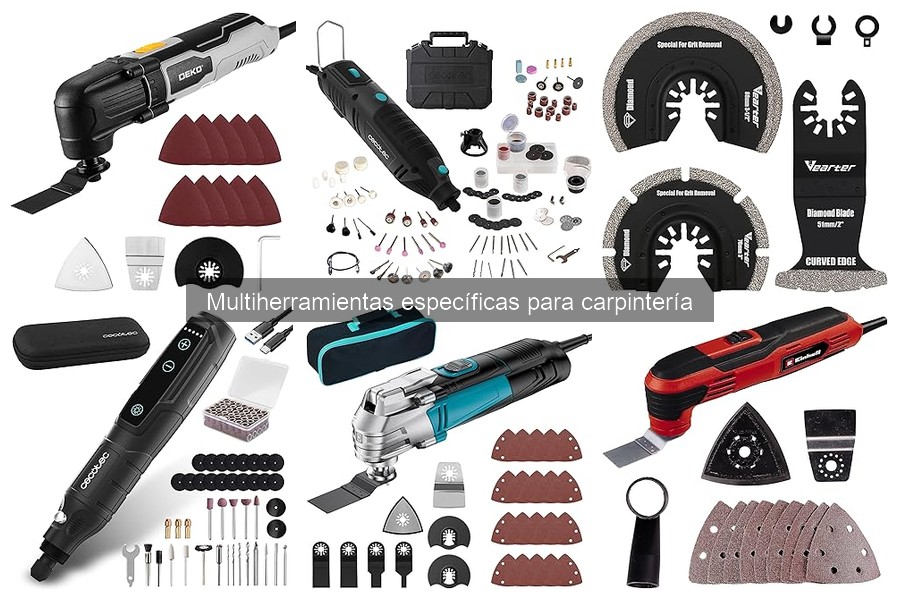 Accesorios imprescindibles para multiherramientas de carpintería