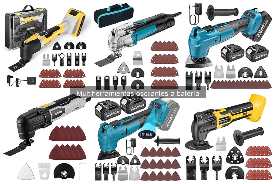 Accesorios imprescindibles para multiherramientas oscilantes a batería