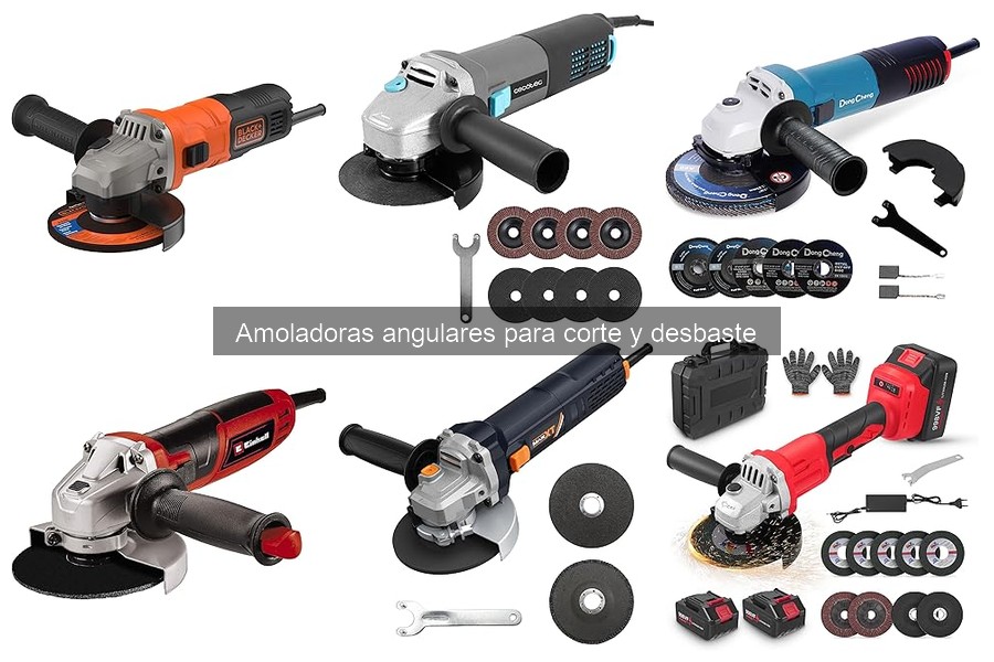 Accesorios útiles para amoladoras angulares en bricolaje
