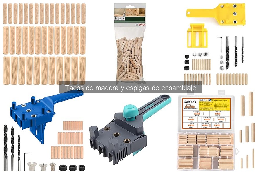 Accesorios útiles para trabajar con tacos de madera
