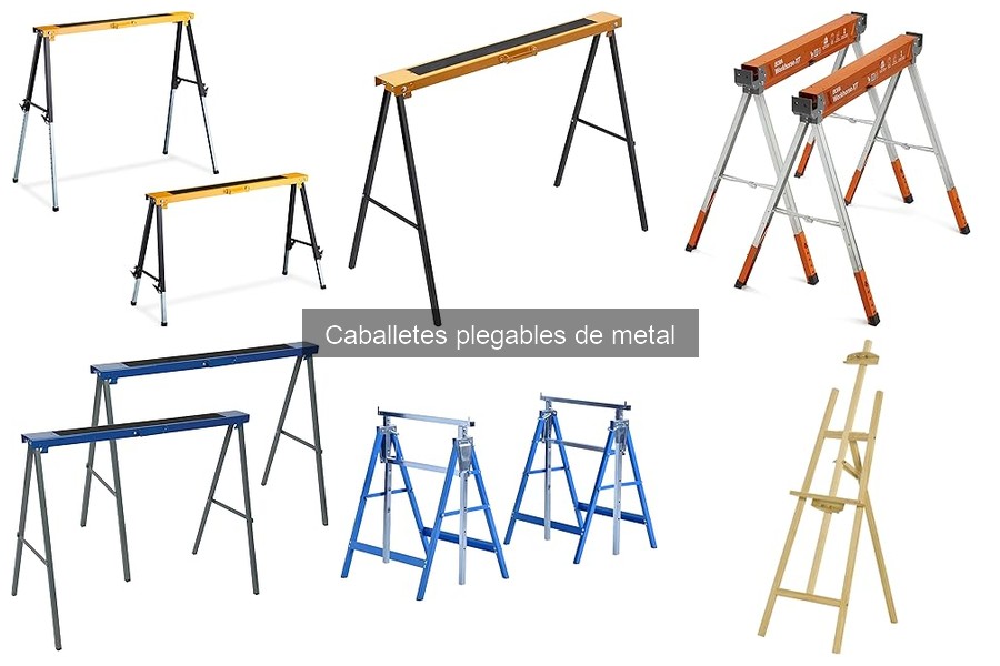 Alternativas a caballetes plegables de metal para bricolaje