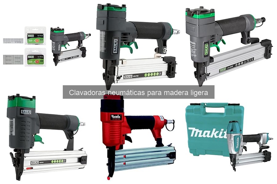 Alternativas a Clavadoras Neumáticas para Madera Ligera