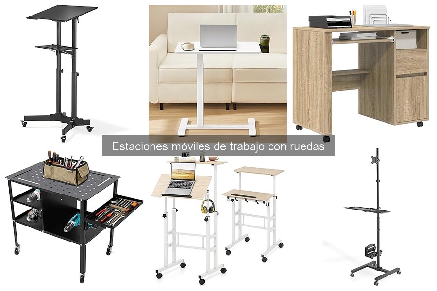 Alternativas a estaciones móviles de trabajo con ruedas