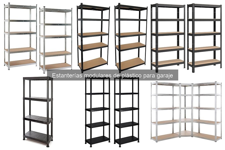 Alternativas a estanterías modulares de plástico para garaje