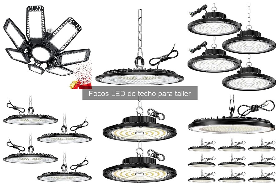 Alternativas a focos LED de techo para talleres y garajes