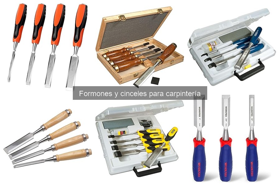 Alternativas a formones y cinceles en carpintería