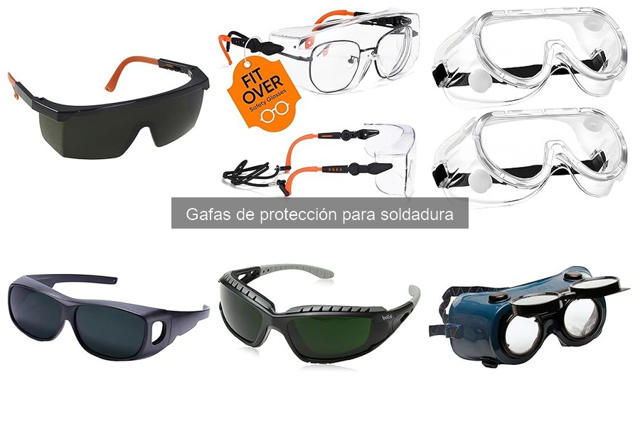 Alternativas a gafas de protección para soldadura