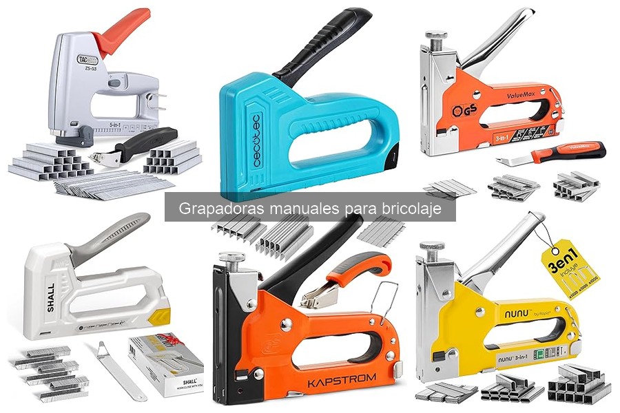 Alternativas a Grapadoras Manuales para Bricolaje