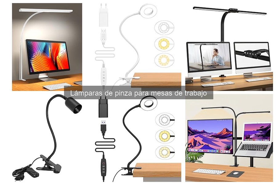 Alternativas a Lámparas de Pinza para Mesas de Trabajo