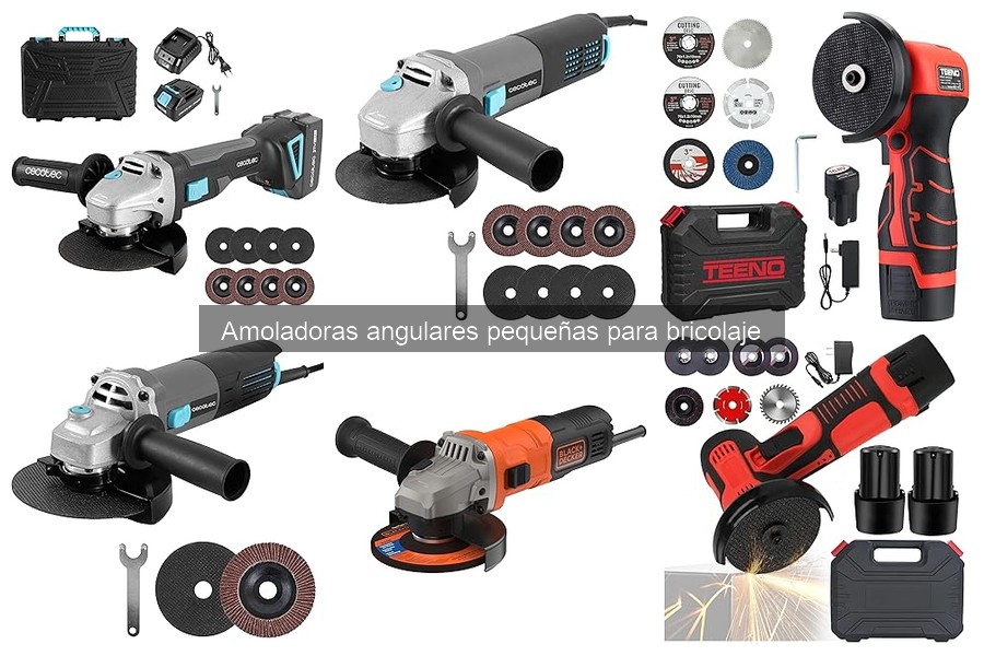 Alternativas a las amoladoras angulares pequeñas para bricolaje