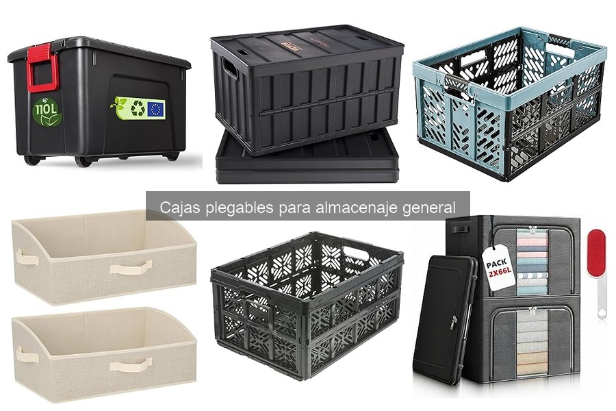 Alternativas a las cajas plegables para almacenaje