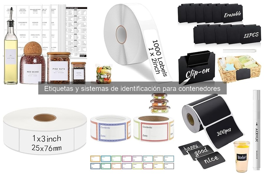 Alternativas a las etiquetas para identificación de contenedores