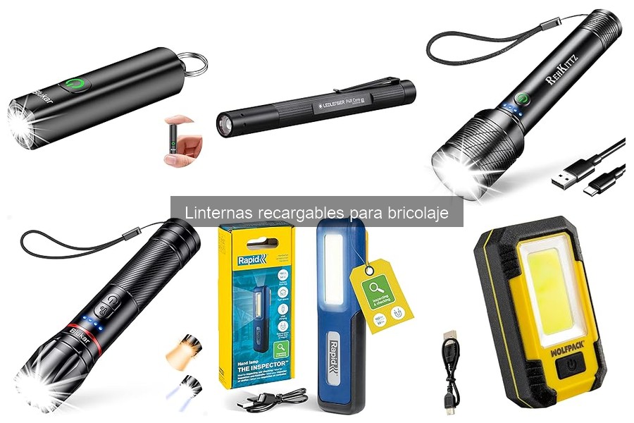 Alternativas a las linternas recargables para bricolaje
