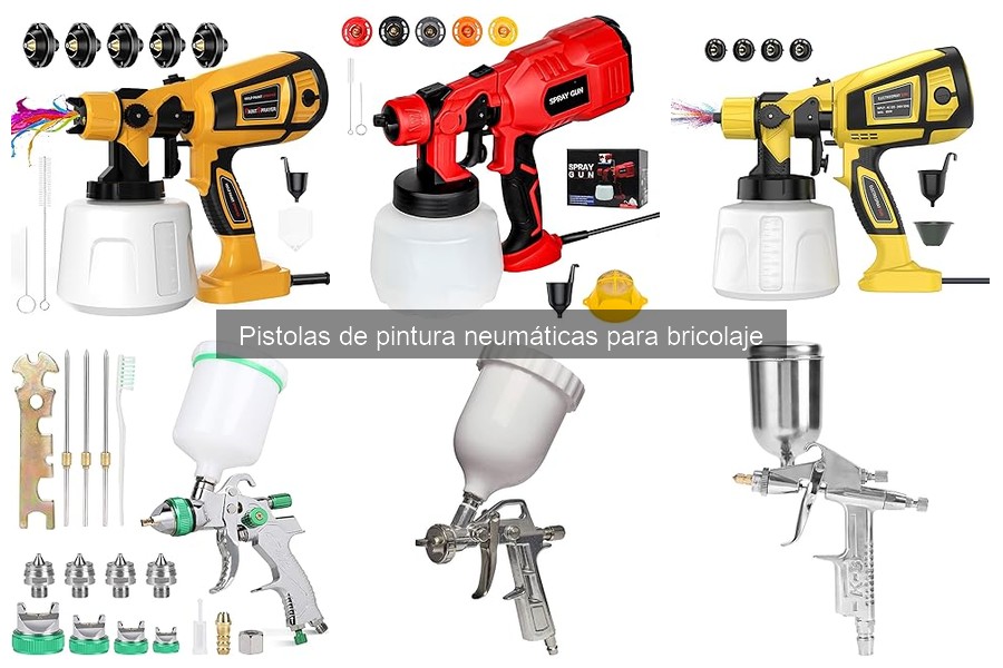 Alternativas a las pistolas de pintura neumáticas para bricolaje