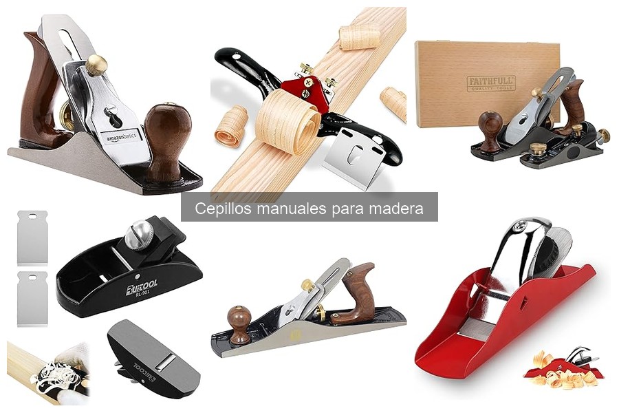 Alternativas a los cepillos manuales de carpintería