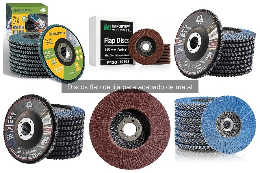 Alternativas a los discos flap de lija para metal