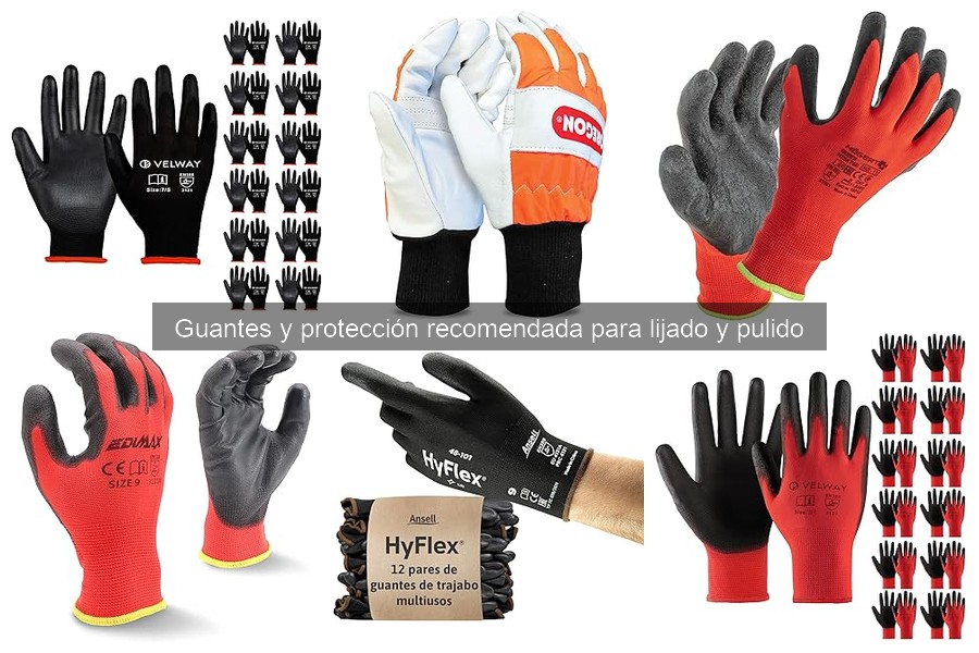 Alternativas a los guantes de lijado: opciones efectivas