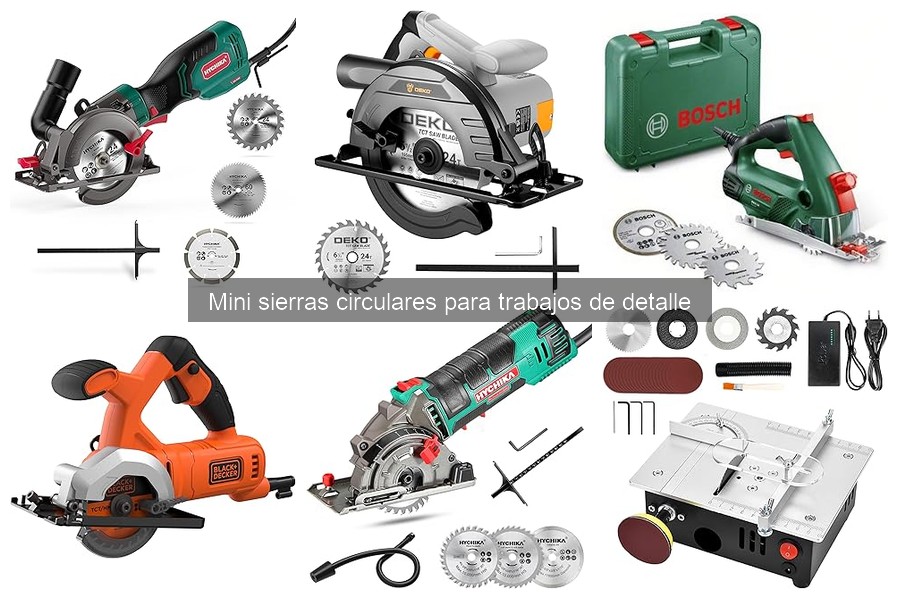 Alternativas a mini sierras circulares para trabajos de detalle