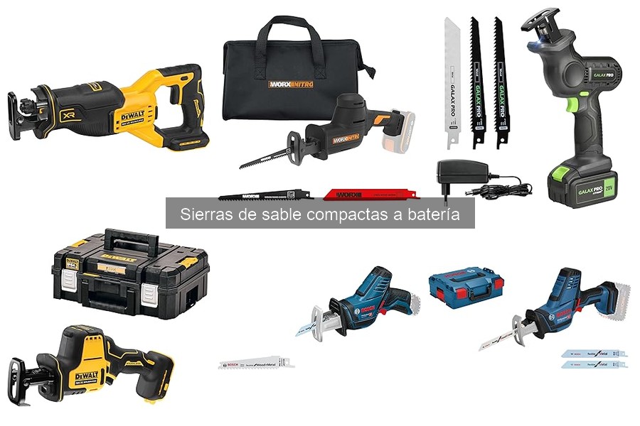 Alternativas a sierras de sable a batería: herramientas de corte