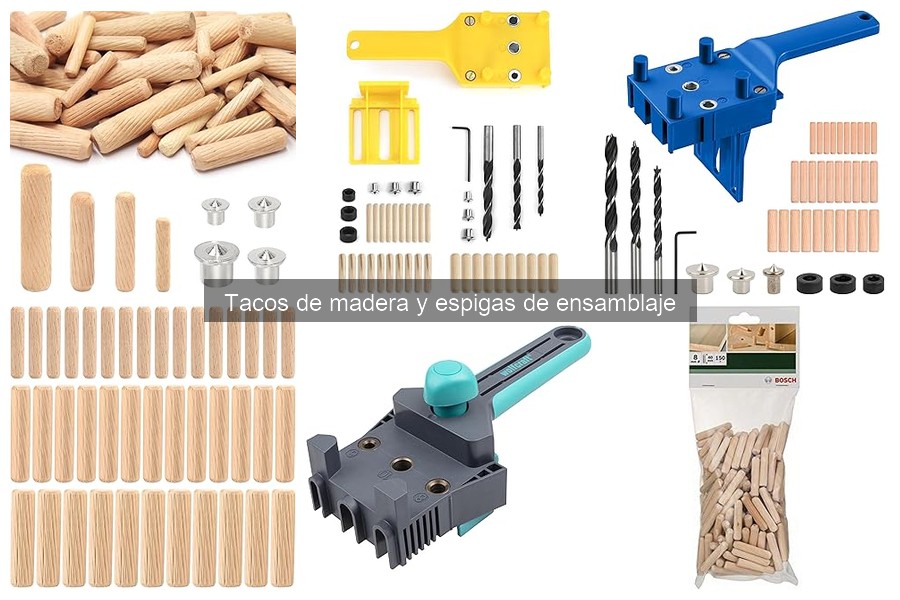 ** Alternativas a Tacos de Madera y Espigas de Ensamblaje