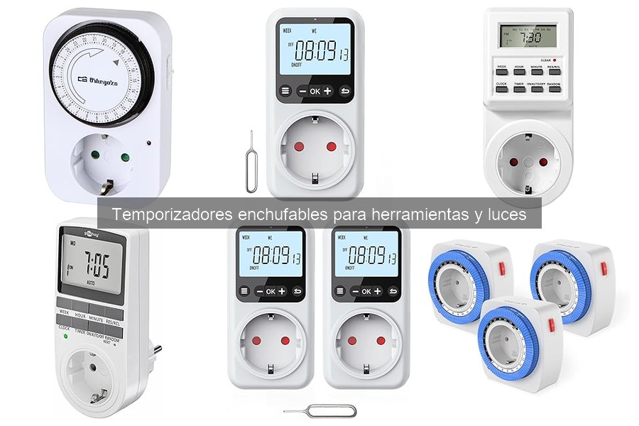Alternativas a temporizadores enchufables para herramientas