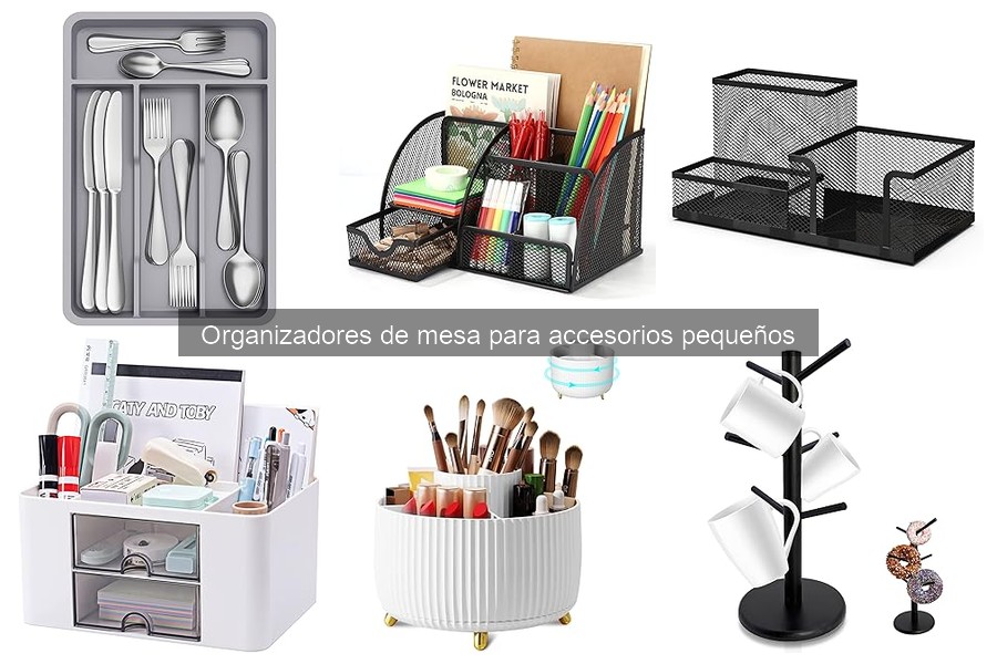 Alternativas creativas a organizadores de mesa convencionales