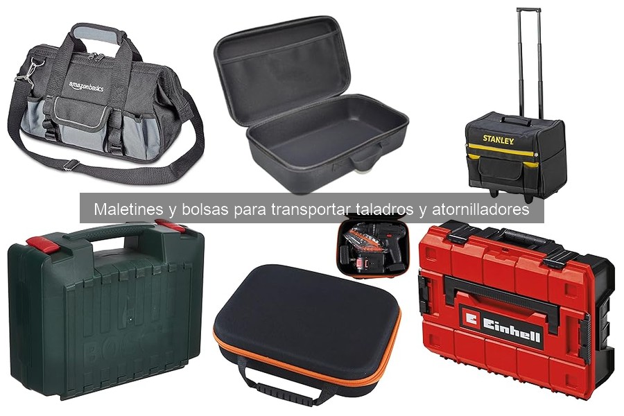 Alternativas económicas a maletines para taladros y atornilladores