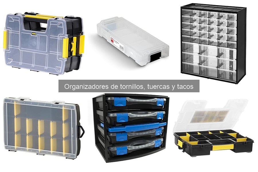 Alternativas para organizar tornillos en espacios reducidos
