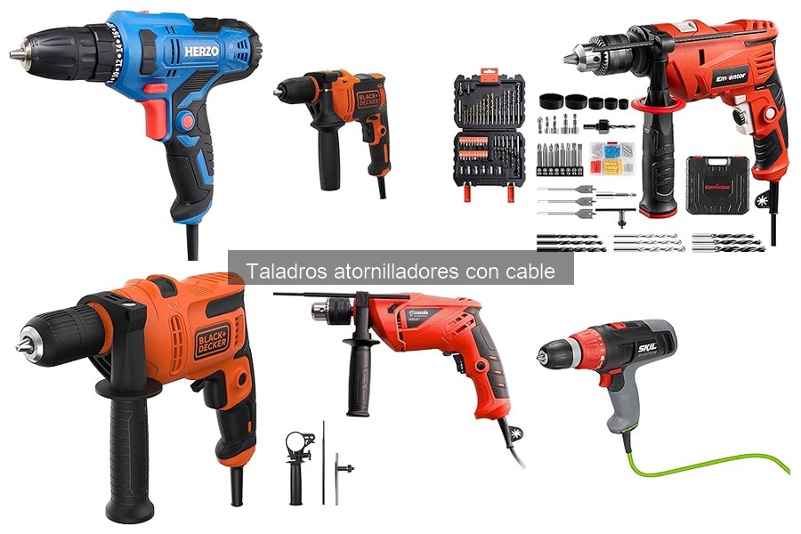 Alternativas viables a taladros atornilladores con cable