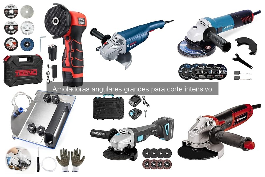 Amoladoras angulares grandes: características y usos