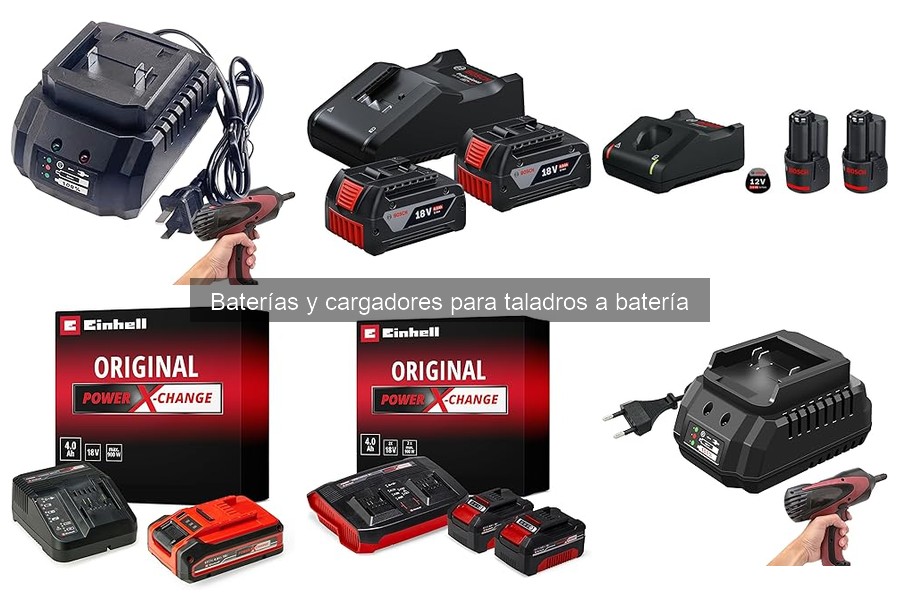 Baterías compatibles con taladros a batería: ¿Cuál elegir?