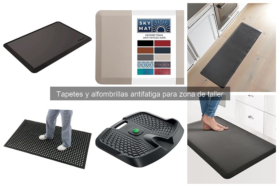 Beneficios de usar alfombrillas antifatiga en el taller