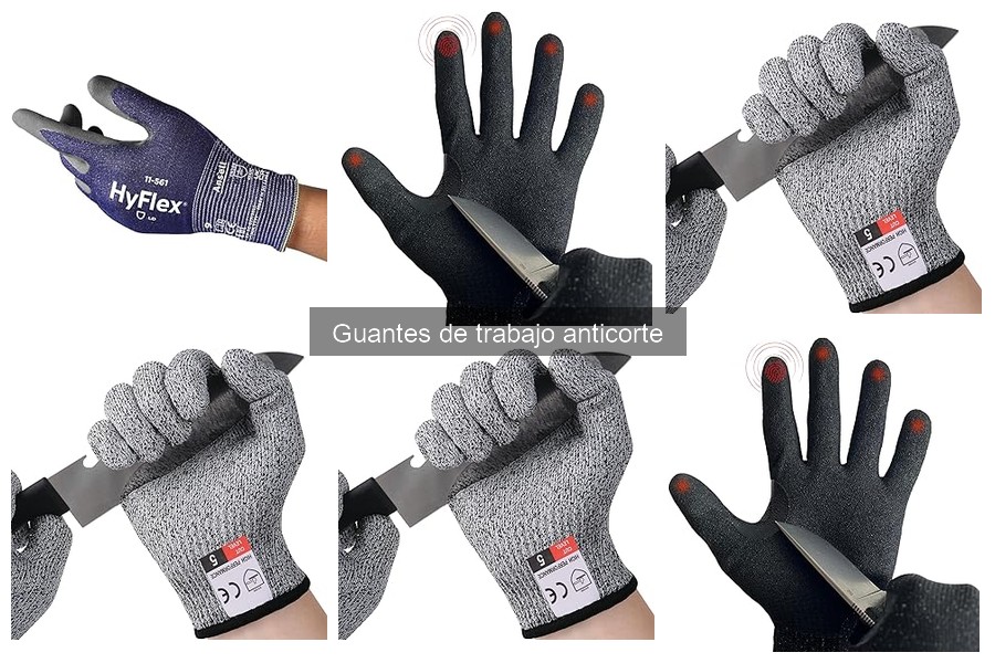 Beneficios de usar guantes anticorte en el trabajo