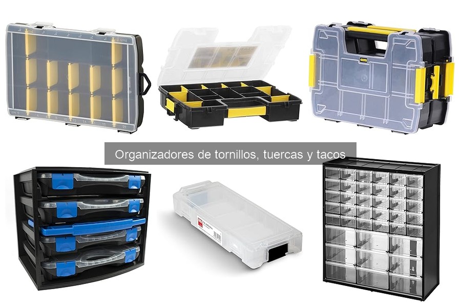 Beneficios de usar organizadores de tornillos y tuercas