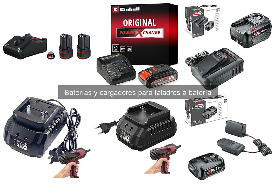 Cargadores Rápidos vs. Estándar para Baterías de Taladros