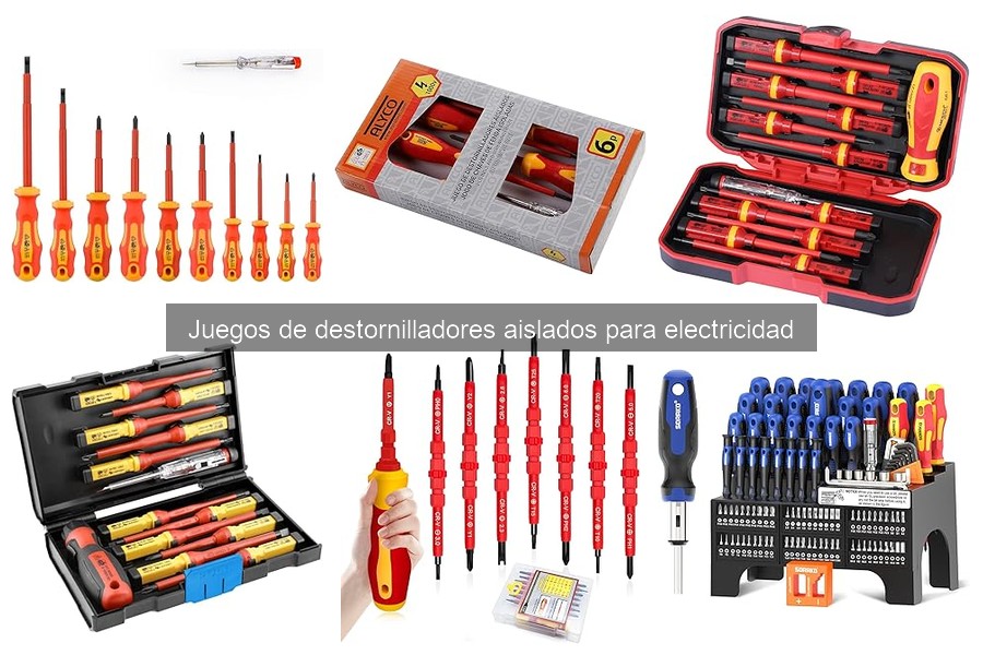 Certificaciones esenciales de destornilladores aislados
