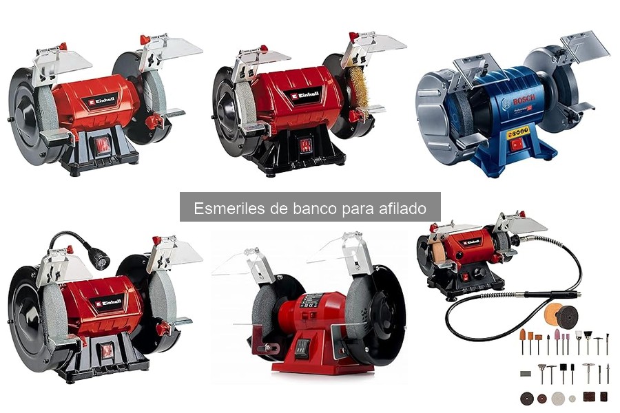 Cómo afilar herramientas con un esmeril de banco