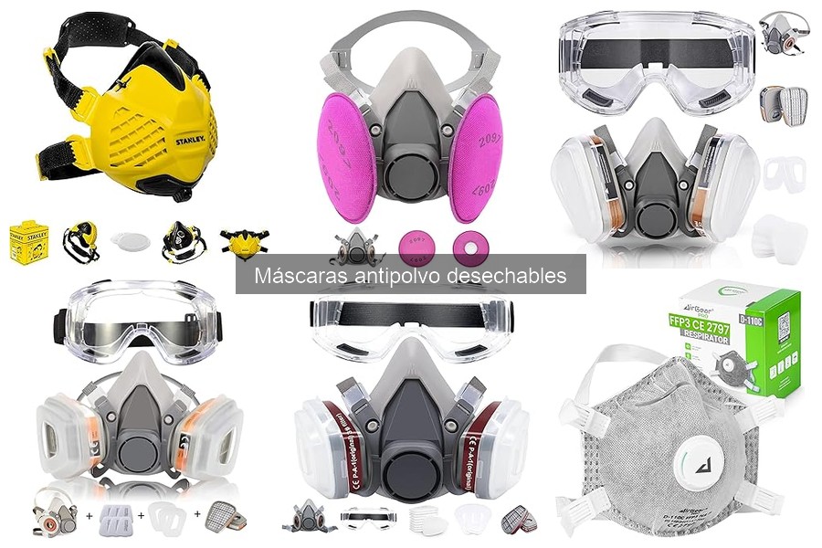 Cómo desechar correctamente las máscaras antipolvo desechables
